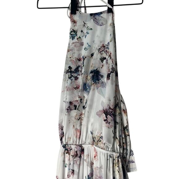 NWT Show Me Your Mumu Bouquet Beauty White Floral Heather Halter Dress Small - Picture 3 of 13